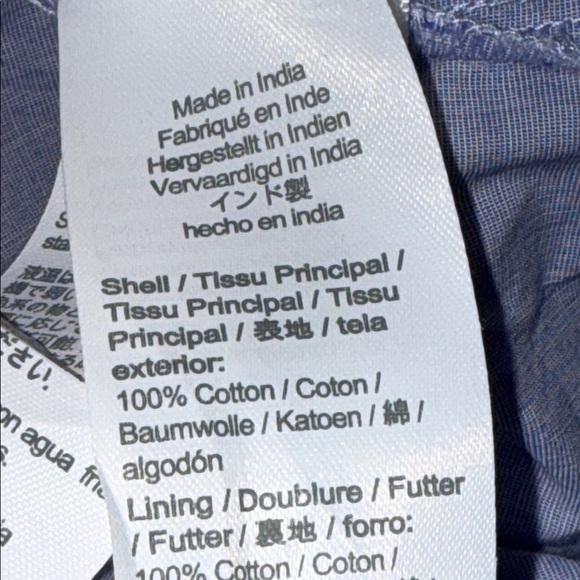 J Crew Tie Back Cotton Poplin Dress SZ 6 - Picture 9 of 9